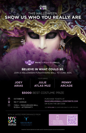 Theatre And Entertainment Stars Gather To Perform In Support Aids Research At The First Annual MASCUREAIDS BALL Image