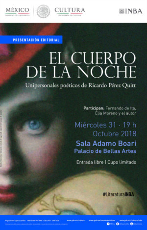 Presentarán En Bellas Artes Unipersonales Poéticos De Ricardo Pérez Quitt Image