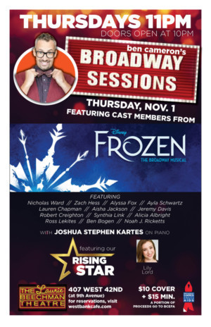 FROZEN Cast Comes To Broadway Sessions 
