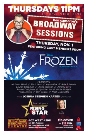 FROZEN Cast Comes To Broadway Sessions Image