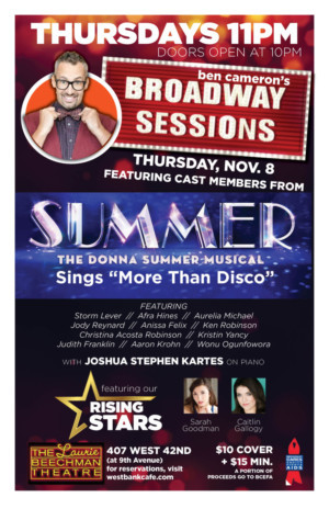Summer Cast Sings 'More Than Disco' At Broadway Sessions Image