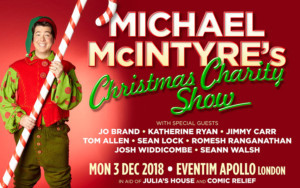 MICHAEL MCINTYRE'S CHRISTMAS CHARITY SHOW Returns To London's Eventim Apollo Image