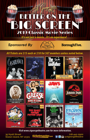 St. George Theatre Announces First-Ever Classic Movie Series To Commemorate 90th Anniversary Image