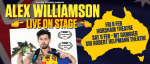 Alex Williamson Wraps Up 22 Date Regional Tour With Shows Added In Horsham And Mt. Gambier Image