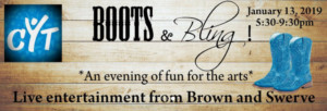 Christian Youth Theater Hosts Gala BOOTS & BLING: AN EVENING OF FUN FOR THE ARTS  Image