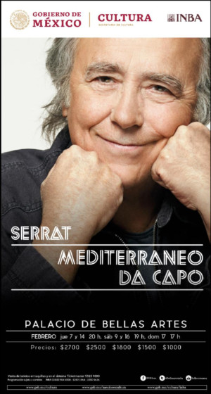 Serrat Invita A Surcar El Mediterráneo Una Vez Más. Vuelve Al Palacio De Bellas Artes  Image