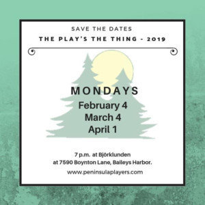 Peninsula Players Announces 2019 Winter Play Reading Series Image