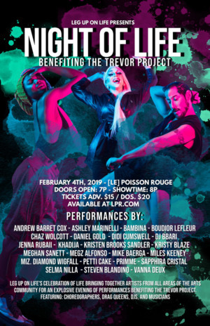 Leg Up On Life Holds Second NIGHT OF LIFE Benefiting The Trevor Project Image