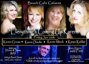 Four Karens Of Cabaret Come to The Beach Cafe NYC  Image