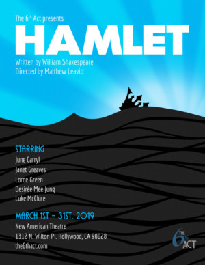 THE 6th ACT Presents Five Actors Playing HAMLET 