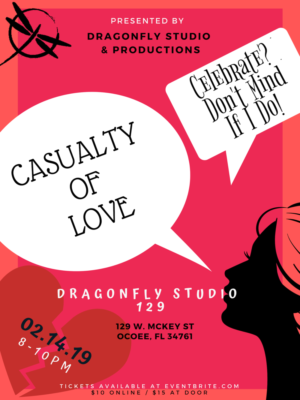Dragonfly Studio & Productions Presents Casualty Of Love Cabaret Image