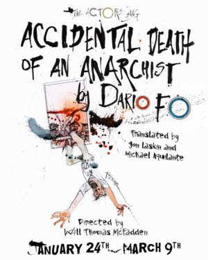 Actors' Gang Announces Dario Fo / Ralph Steadman Exhibition ACCIDENTAL DEATH Image