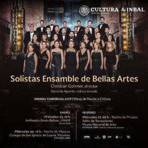 Solistas Ensamble De Bellas Artes Ofrecerá Música Sacra De Compositores Veristas En La Primera Noche De Museos Del Año Image