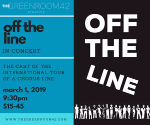 International Touring Casts Of A CHORUS LINE Unite In OFF THE LINE: A Concert At The Green Room 42 