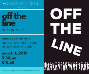 International Touring Casts Of A CHORUS LINE Unite In OFF THE LINE: A Concert At The Green Room 42 Image