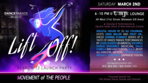 Dance Parade's LIFT OFF Announced At The Taj Lounge Image