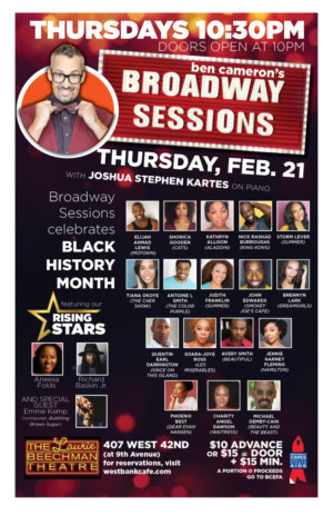 Storm Lever, Phoenix Best and More Celebrate Black History Month At BROADWAY SESSIONS 