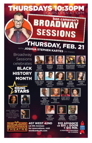 Storm Lever, Phoenix Best and More Celebrate Black History Month At BROADWAY SESSIONS Image