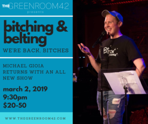 BITCHING & BELTING From Michael Goia And Friends Comes To THE GREEN ROOM 42 Image