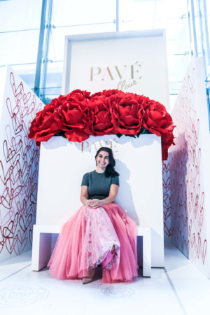 Hollywood's Favorite Floral Designer Displays James Goldcrown Giant Love Box Of Roses At JW Marriott LA Live 