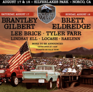 Tailgate Fest 2019 Announces Brantley Gilbert And Brett Eldredge As Headliners 