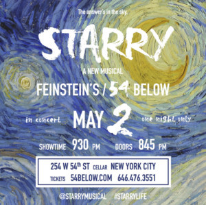 Pop-rock Musical About Vincent Van Gogh STARRY Comes to Feinstein's/54 Below  Image