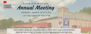 Hangar Theatre To Share 2018 Successes And Future Outlook At Annual Meeting 