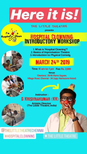 The Little Theatre Presents An Introductory Workshop On Hospital Clowning In Chennai Image