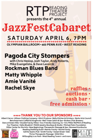 Reading Theater Project Hosts 4th Annual Jazz Fest Cabaret 