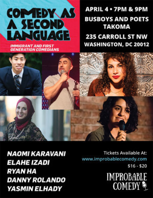 Comedy As A Second Language Debuts At Busboys And Poets Takoma Image