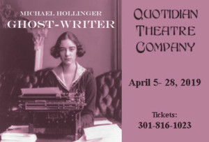 Quotidian Theatre Company Presents GHOST WRITER  Image