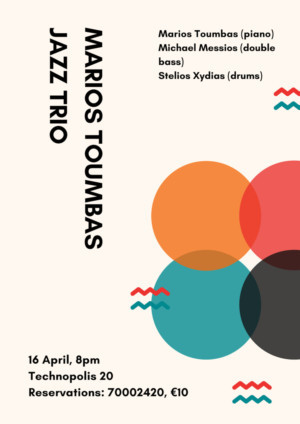 The Marios Toumbas Jazz Trio Come to Technopolis 20 Image