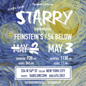 STARRY, A Pop-Rock Musical About Vincent Van Gogh Announced At Feinstein's/54 Below 