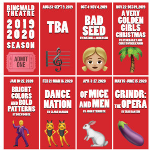 Ringwald Announces 2019-2020 Season Image