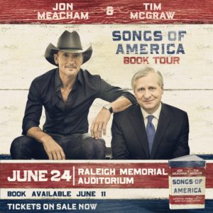 Tim McGraw And Jon Meacham Book Tour Comes To Duke Energy Center  Image