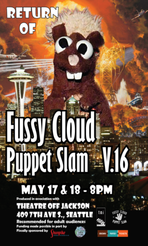 Fussy Cloud Puppet Slam Returns For Volume 16 