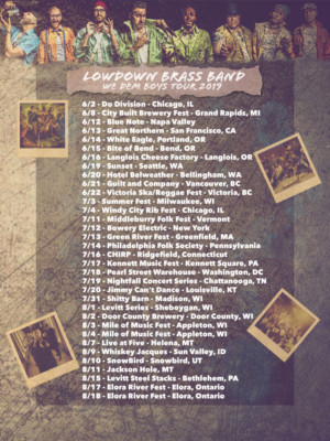 2nd Line Marching Jazz Hip Hop's LowDown Brass Band Announces Tour And New Song 