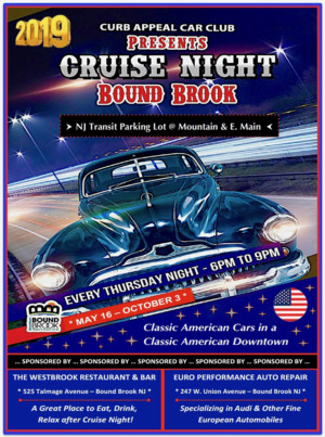 Car Cruise Nights On Main Street Start May 16 In Bound Brook  Image