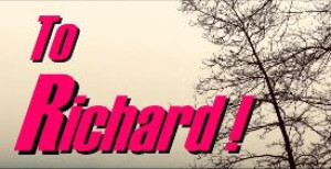 Pale Horse Craft Presents World Premiere Of TO RICHARD! 