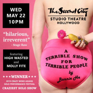 A TERRIBLE SHOW FOR TERRIBLE PEOPLE Comes to the Second City Hollywood Studio Theatre 