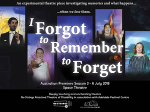 I FORGOT TO REMEMBER TO FORGET Makes Australian Premiere 