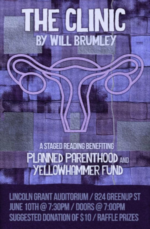 Fundraiser Reading Of Will Brumley's THE CLINIC Announced Image