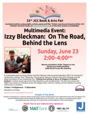 JCC Book and Arts Fair Announces Izzy Bleckman Image