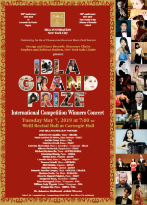 The Ibla Foundation Presents International Competition Winners At Carnegie Hall 