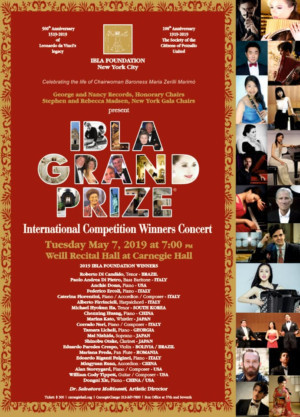 The Ibla Foundation Presents International Competition Winners At Carnegie Hall Image