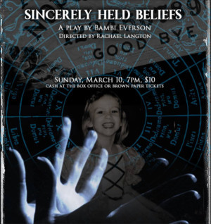 Emerging Artists Theatre To Present A Staged Reading Of Bambi Everson's SINCERELY HELD BELIEFS 