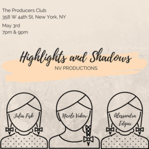 Producers' Club Presents An Original One-Act Play HIGHLIGHTS & SHADOWS Image