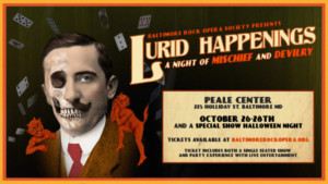 Baltimore Rock Opera Society Announces First Original Halloween Show 