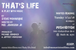 Casting Announced For Industry Reading Of THAT'S LIFE By Steve Monarque, Directed By Mel Johnson Jr. Image