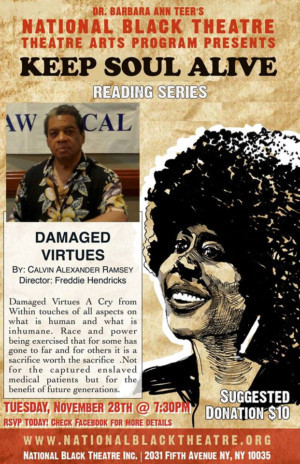 The National Black Theatre Announces Staged Reading of DAMAGED VIRTUES Image